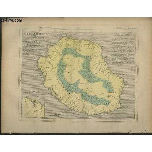 Carte De L Île De La Réunion Et De La Cohinchine Française