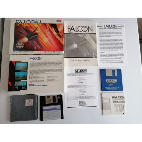 Jeu Falcon The F-16 Fighter Simulation Sur Atari St/Ste - Version Française - Spectrum Holobyte - Mirror Soft