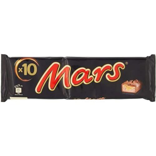 Mars - Barres Chocolat Au Lait Et Caramel - 10 Barres De 45g - 450g