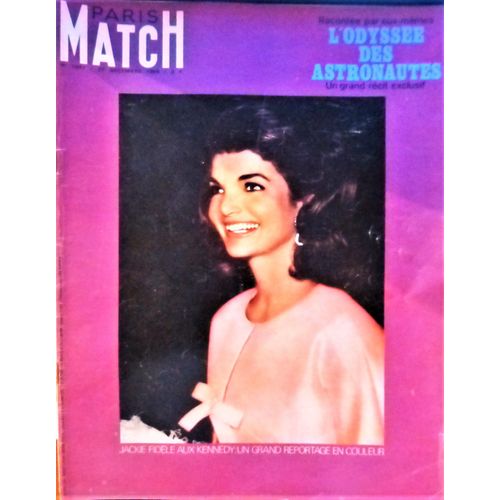 Paris Match N° 1077, Jacky Fidèle Aux Kennedy, L'odyssée Des Astronautes Racontée Par Eux Même Apollo Xii