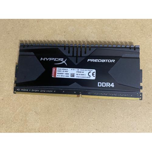1 Barrette memoire 4GB HyperX Predator DDR4 HX430C15PB2K4/16 4GB 512M x 64-Bit DDR4-3000 CL15 288-Pin DIMM