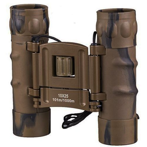 JUMELLES COMPACTES ET PLIABLES GEN.II 10X25 CAMOUFLAGE DESERT AVEC HOUSSE DE PROTECTION MILTEC - 15702160