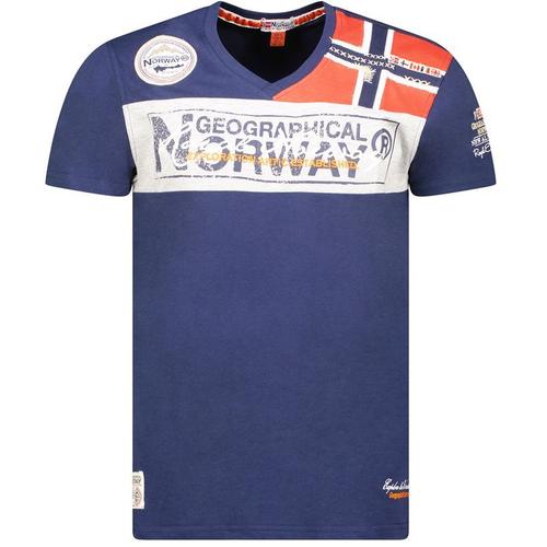 T-Shirt Homme Geo Norway Jidney Marine: Xxl