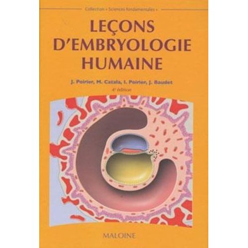 Leçons D'embryologie Humaine