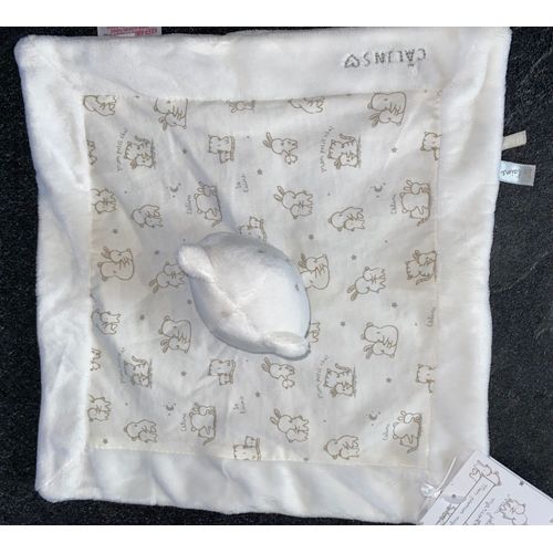 Doudou Chat Plat Blanc Câlins Je T'aime Sergent Major Peluche Jouet Naissance Bébé Mon Premier Major Mon Joli Doudou Chaton