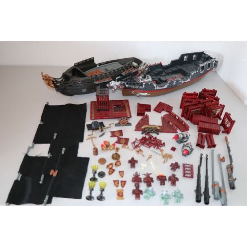 Mega Bloks Pièces Détachées De Bateaux + Personnages