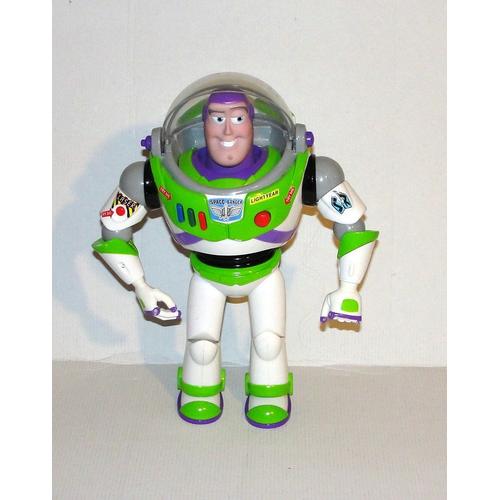 Buzz L'eclair Interactif Eurodisney Figurine Toy Story Buzz Sonore Lumineux Parle Ang Articulé 30 Cm