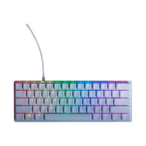 Razer Huntsman Mini - Clavier - rétro-éclairé - USB - US - commutateur : Razer Clicky Optical Purple - mercure