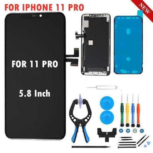 5,8" Écran Iphone 11 Pro Complet+ Lcd Vitre Tactile Sur Chassis