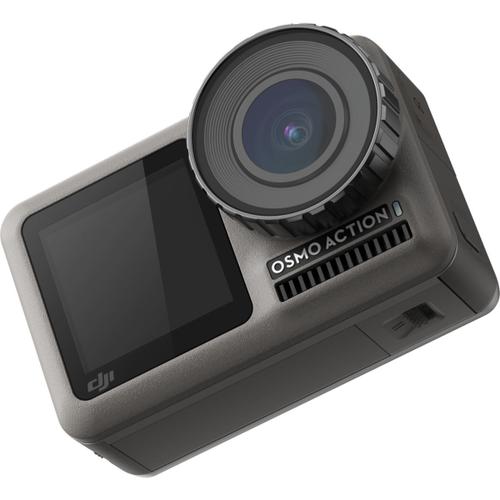 DJI Osmo Action - Caméra de poche - 4K / 60 pi/s - 12.0 MP - Wi-Fi, Bluetooth - sous-marin jusqu'à 11 m