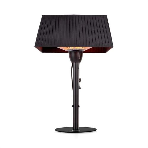 Blumfeldt Loras Style - Chauffage De Table Infrarouge 1500w , Classe De Protection Ip44 , Pour 30m² - Noir