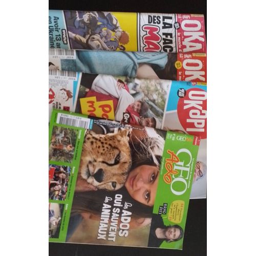 Lot De 3 Okapi Et 1 Géo Ado