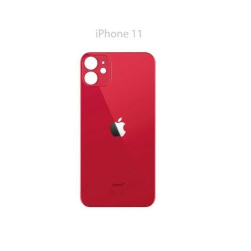 Vitre Arriere Iphone 11 - Rouge