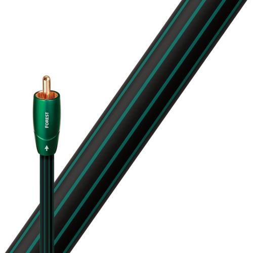 AudioQuest Forest - Câble audio numérique / vidéo (coaxial) - vidéo composite / audio / SPDIF - RCA mâle pour RCA mâle - 1.5 m - câble coaxial à double blindage
