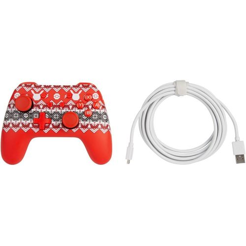 Manette Powera Filaire Pr Switch Pokemon Ed. Holiday