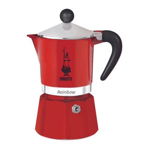 Cafetière italienne Bialetti Rainbow 6 tasses red