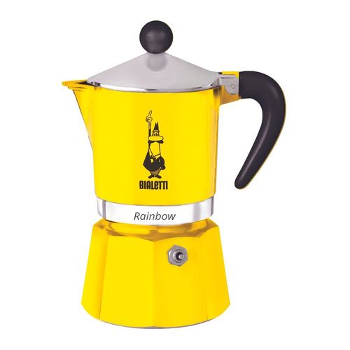 Cafetière italienne Bialetti Rainbow 6 tasses Yellow