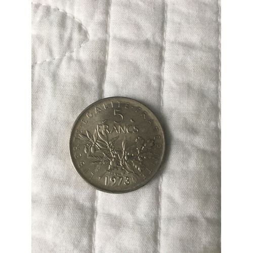 Pièce De 5 Francs Semeuse 1973