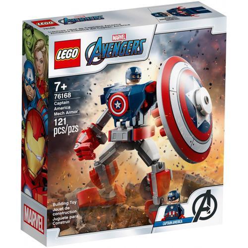 Lego Marvel - L'armure Robot De Captain America - 76168
