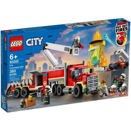 Lego City - L'unité De Commandement Des Pompiers - 60282