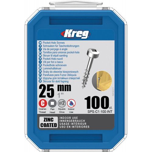 Vis de 25 mm Kreg - SPS-C1-100-INT