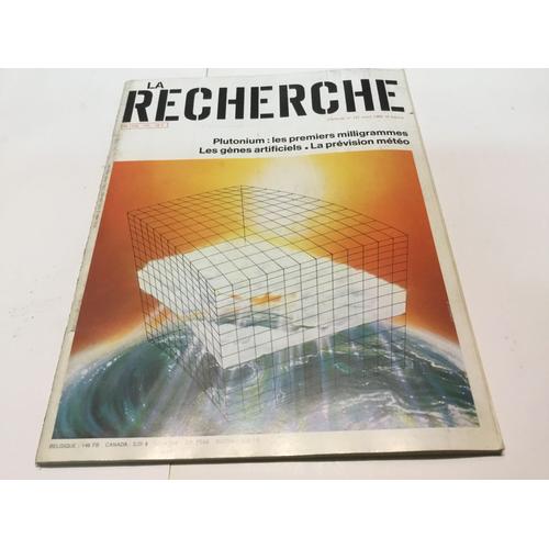 La Recherche N° 131 / Mars 1982 . Plutonium Les Premiers Milligrammes….