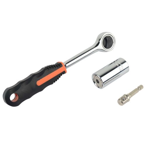 Brüder Mannesmann Douille universelle 7-19 mm avec cliquet