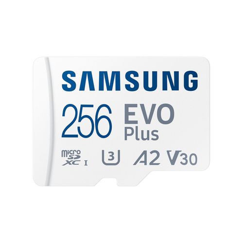 Samsung Evo Plus 256 Go microSD SDXC Carte mémoire flash - Class 10