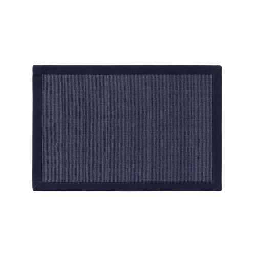 Paillasson Sana Bleu 60x90 Cm - Tapis Poil Court Design Moderne Pour Salon