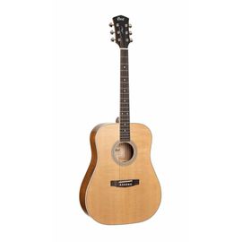Cort Pure-D - Guitare Acoustique Dreadnought - Naturel Satiné (+ Housse)