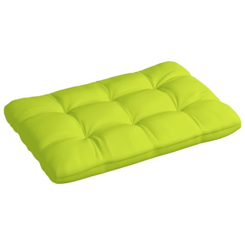 Vidaxl Coussin De Palette Vert Vif 120x80x12 Cm Tissu