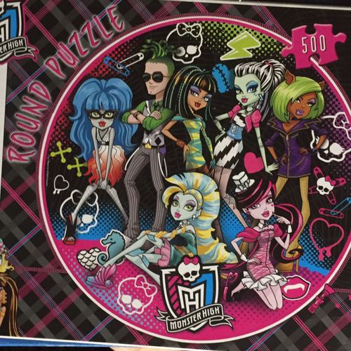 Puzzle 500 Pièces Puzzle Rond : Monster High