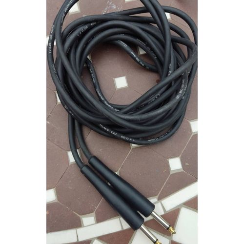 Câble fiche ligne sono instrument de musique longueur. 5 .50 mètres