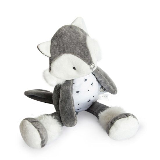 Doudou Little Fox Renard Gris Blanc Trousseau P Tit Bisou Peluche Bebe Jouet Naissance Eveil Aubert Plush Fox Comforter Baby Rakuten