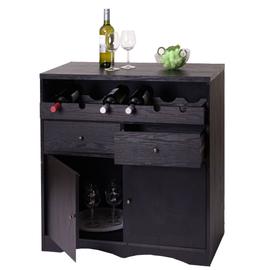 Hombuy® 10 niveau étagère à vin casier à bouteille en bois