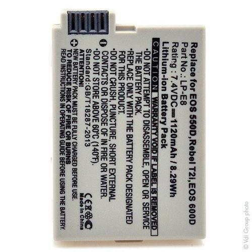 NX - NX - Batterie photo 7.4V 1120mAh - LP-E8