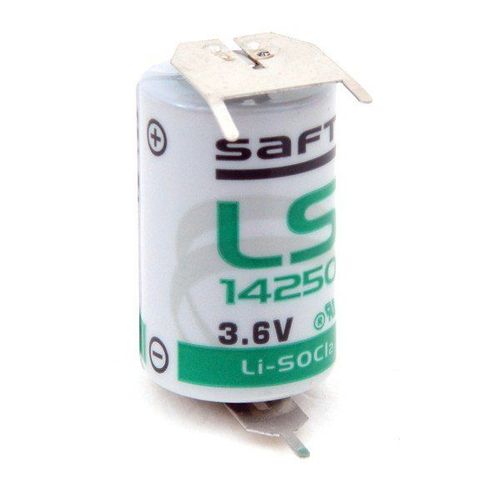 Pile lithium industrie LS14250 3.6V 1.2Ah 3PF