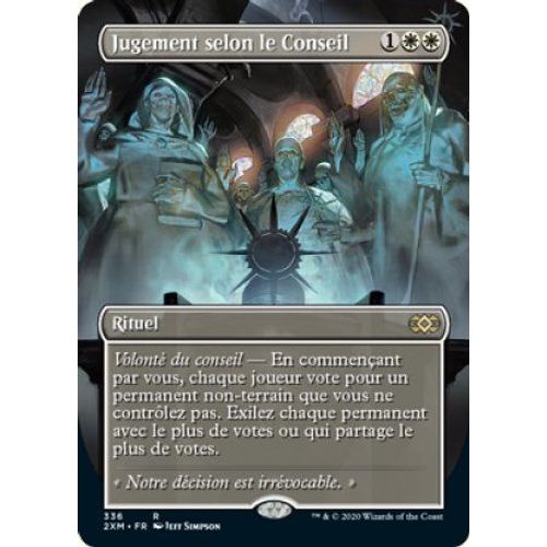 Jugement Selon Le Conseil - Doubles Masters - Mtg - 336 Rare Visuel Alternatif - Vf