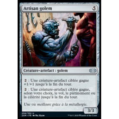 Artisan Golem - Double-Masters- Mtg - 258/332 Unco - Vf