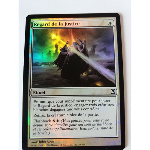 Regard De La Justice - Foil - Mtg - Spirale Temporelle - 20