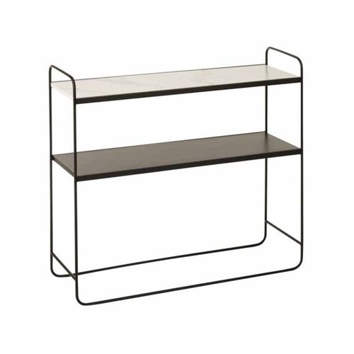 Console Design "2 Niveaux" 90cm Noir & Blanc