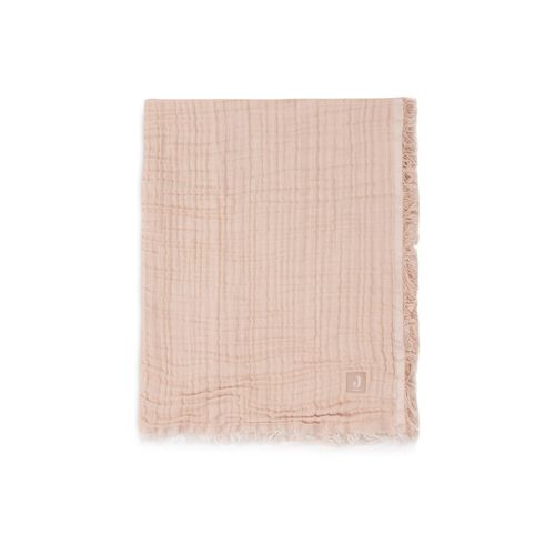 Couverture Bébé 120x120 Cm À Franges Moonstone/Ivoire - Jollein