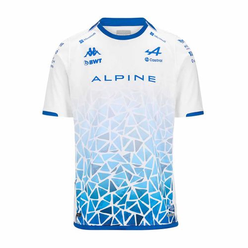 Maillot Kombat Barcelone Bwt Alpine F1 Team Homme - Blanc