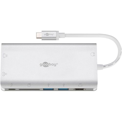 Adaptateur Usb 3.0 Type C Goobay Compatible Vers Hdmi, Rj45 Gigabit,