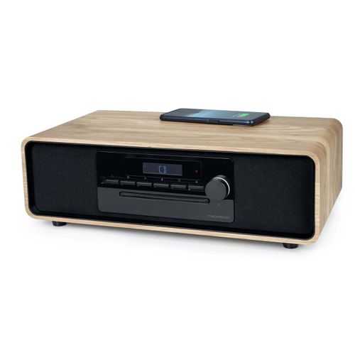Microchaîne CD USB Bluetooth AUX-IN + chargeur sans fil et USB THOMSON - MIC300IBT