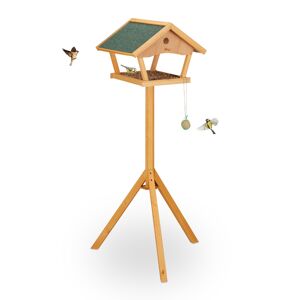 Lot De 2 Mangeoires à Oiseaux Transparentes Avec Ventouses - HxLxP : 15x15x7 Cm, Capacité 300 Ml, Pour Fenêtre (Relaxdays)