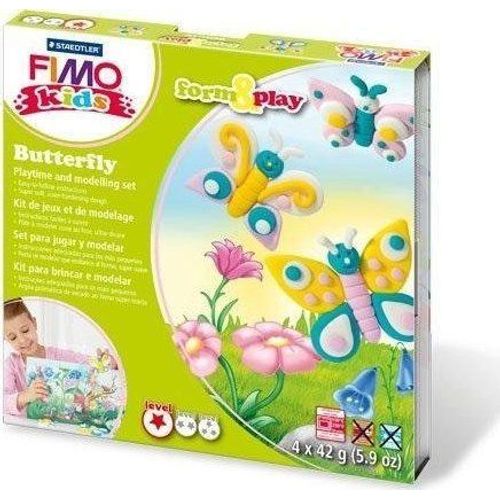 Fimo - Kids Form & Play Set - Butterfly (8034 10 Lz)