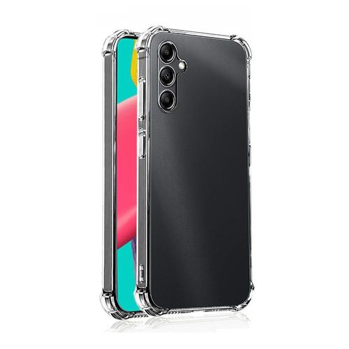 Coque Samsung Galaxy A14 Anti-Chocs Avec Bords Renforcés En Silicone Transparente
