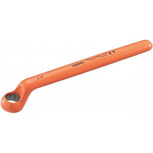 Clé polygonale contre-coudée - 1 tête isolée 1000 V - diamètre 13 mm SAM OUTILLAGE