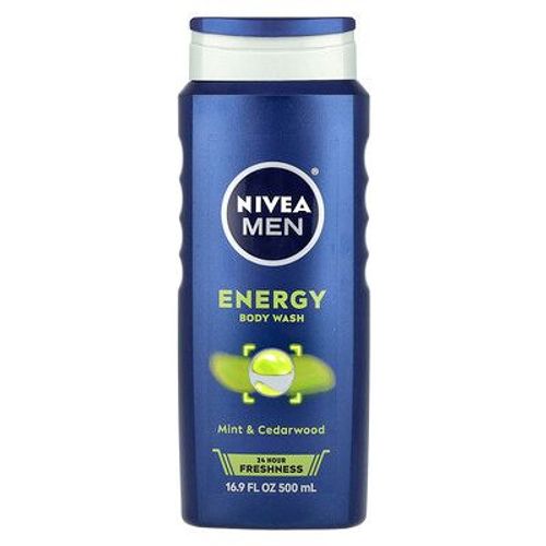 Nivea Men, Gel Douche Énergétique, Menthe Et Cèdre, 500 Ml 